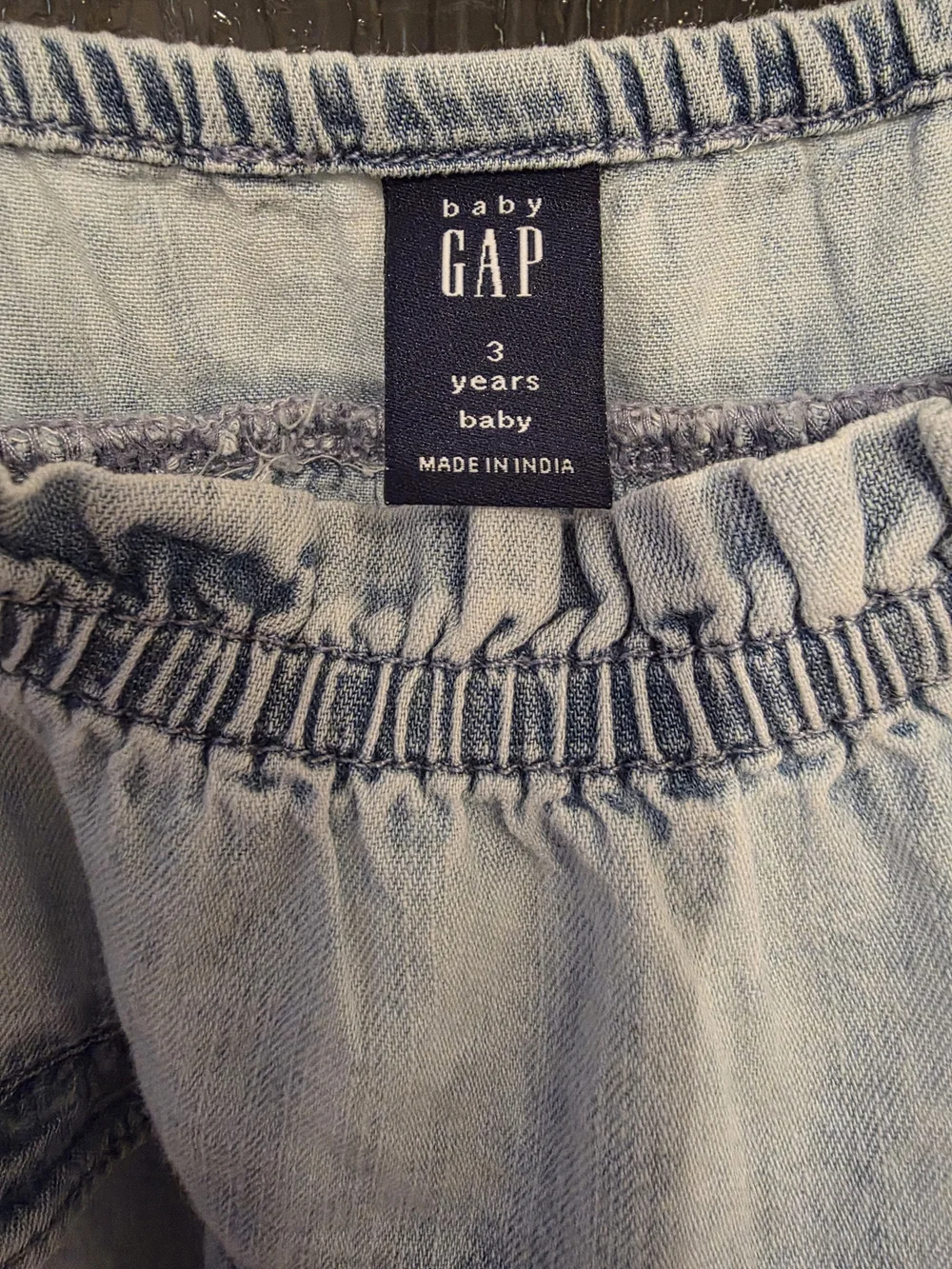 GAP Light Blue Tiered Denim Sundress for Kids